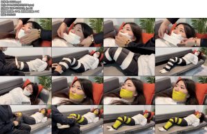 [默示录] 缚艺录小蟹小蟹的胶带捆绑体验-丝依依