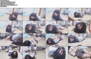 [wokunle] 困困第十六弹第一次尝试露脸戴口罩捆绑挣扎-丝依依