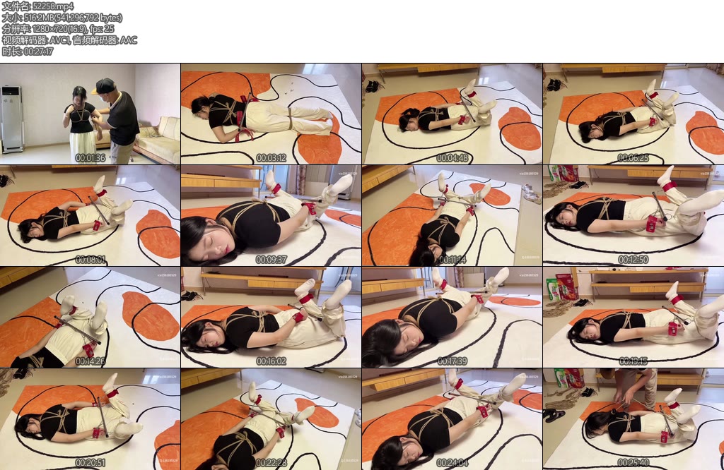 [龙飞原创] 拘束架放置挣扎驷马-丝依依