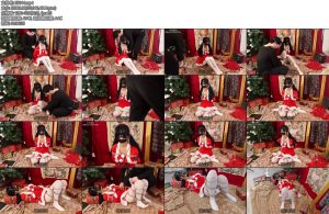 [次元绳艺] 圣诞双马尾小loli的分腿蟹缚qz高潮-丝依依
