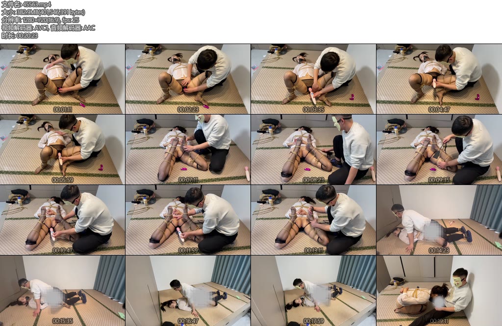 [延江艺束] 按照同好们的大多数意见多拍摄角度体验全方位的TJ充气式口塞日式胸缚分腿M绑全真空上阵大力度揉X捏头ZD棒强力GC强高跪式KJ多体位入体深入N射-丝依依