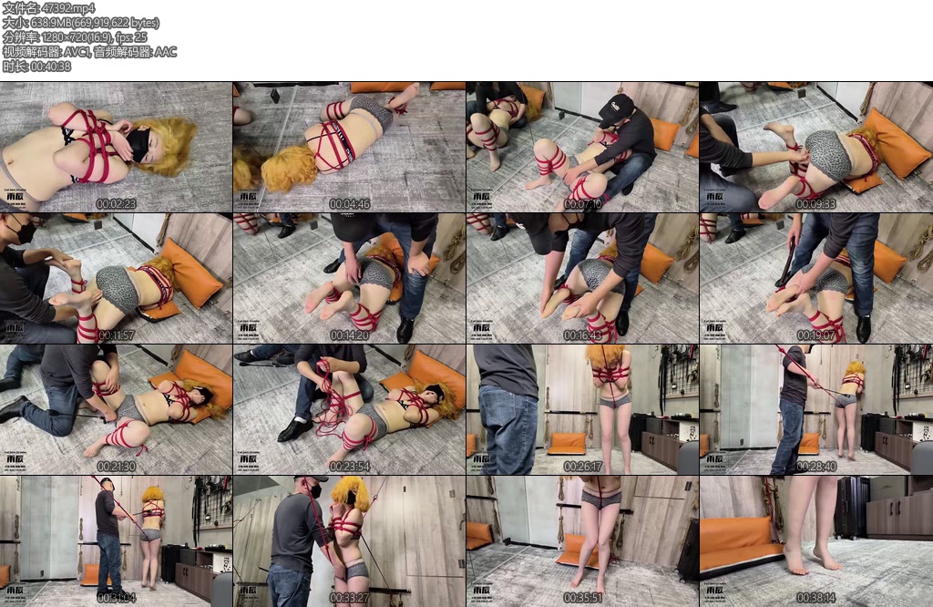 [雨辰原创] 水水渐入佳境第三集内衣捆绑走绳虐阴娇喘呻吟吊绑玩弄股绳放置TK调教淫笑连连-丝依依