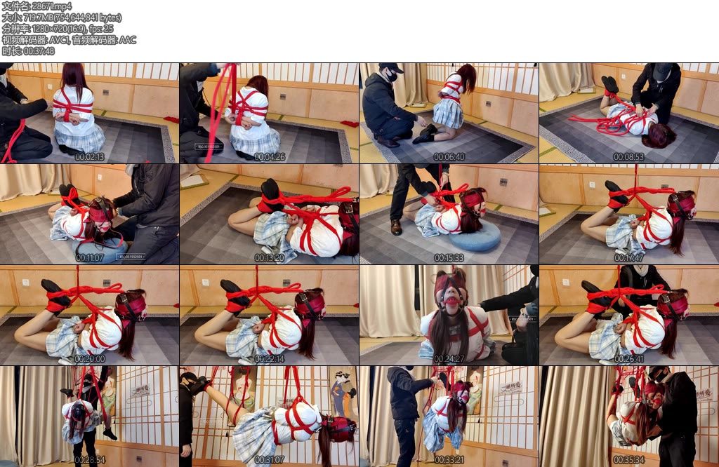 [一绳所爱] 仙仙粗绳极限驷马-丝依依