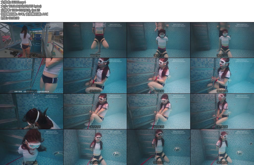 [亚洲绳艺] 抱着奶瓶去郊游 桃夭夭京城试水全片均为水下呼吸抑制强制窒息极限呛水下集-丝依依