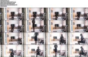 [亚洲绳艺] 丝妹薇薇 薇薇黑色开叉裙连体手套黑色丝袜日式自缚-丝依依