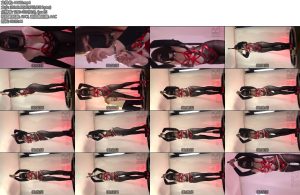 [RLL原创] 拘束档案18雁一连体黑丝拘束手铐黑丝振动放置-丝依依