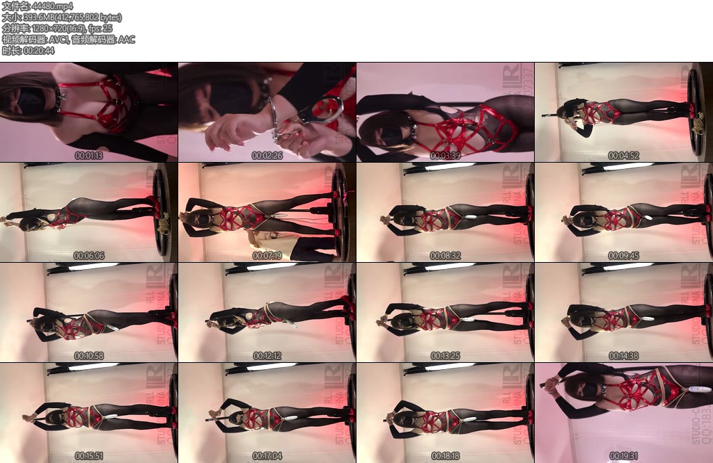 [RLL原创] 拘束档案18雁一连体黑丝拘束手铐黑丝振动放置-丝依依