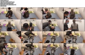 [我家妞妞] 丝袜全包处女作，乳胶头套，保鲜膜包裹-丝依依