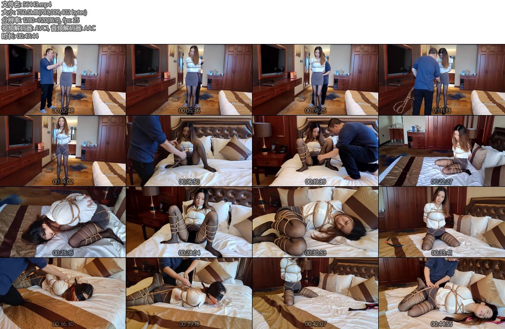 [随心原创] 白杨白衬衣分腿驷马-丝依依