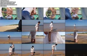 [半岛束艺] 衣服里除了绳子什么都没有之海中罚跪~小婉-丝依依