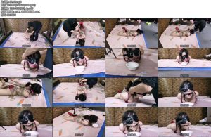 [飞天原创] 柔仙儿后手观音股绳口球驷马和后手y具口球驷马口水收集流满小碗结束-丝依依