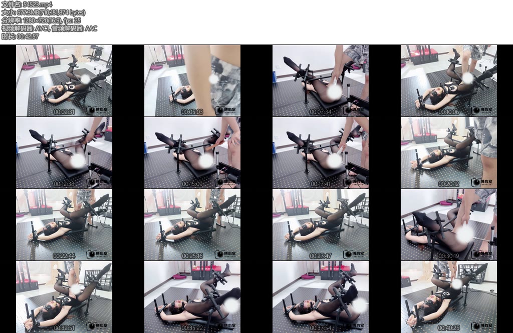 [缚心室] 80多斤黑丝女学生拘束架体验超高强度强制GC一边踩踏一边玩弄从痛苦到绝望到沉沦最后扭着屁股哀求在欲望和理性中不断挣扎-丝依依