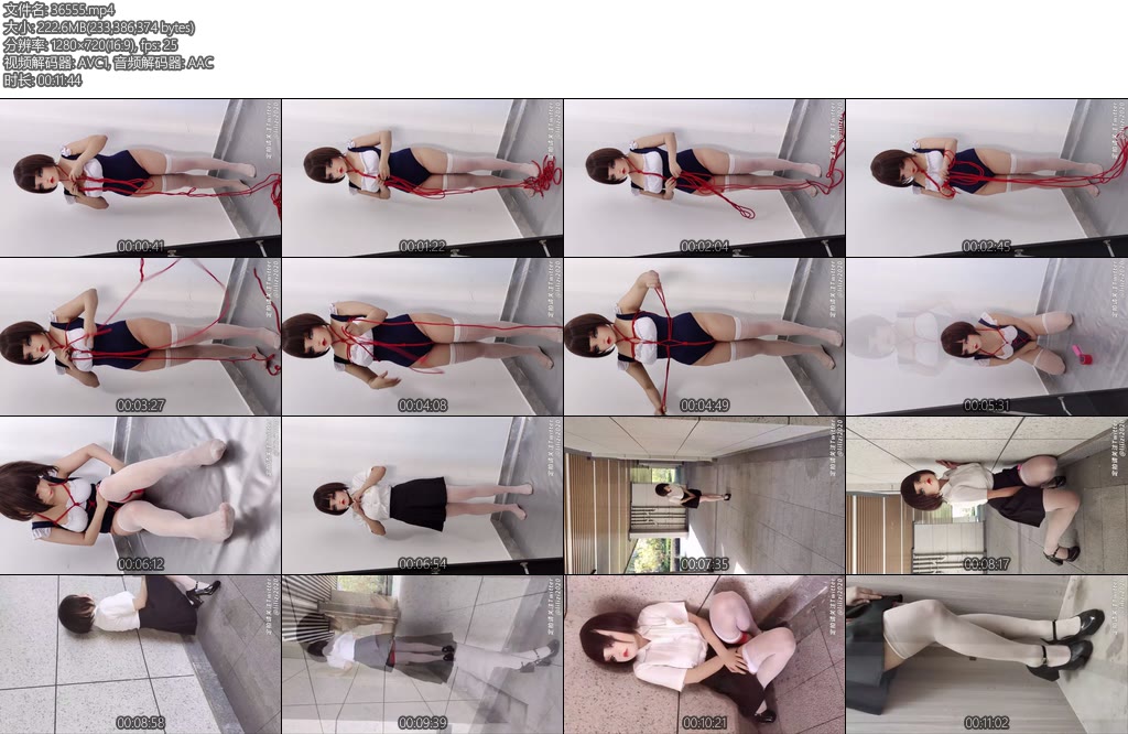 [栗栗子原创] 外出羞耻强高（2）户外失禁快乐蛋出行红绳捆绑户外强高调教羞耻play-丝依依