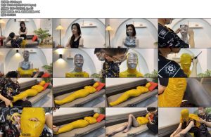 [默示录] 缚艺录小灵胶带木乃伊严丝合缝的全包-丝依依