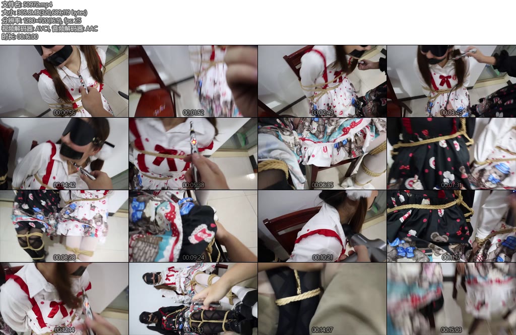 [荷仙少女] 电击虐打两个洛丽塔少女物语先让黑衣lo娘与男主共同欺负白衣lo娘虐打电击这个可怜女孩然后再把黑衣lo娘也绑在椅子上互动折磨两个一起虐打电击听着两个女孩此起彼伏的惨叫声-丝依依