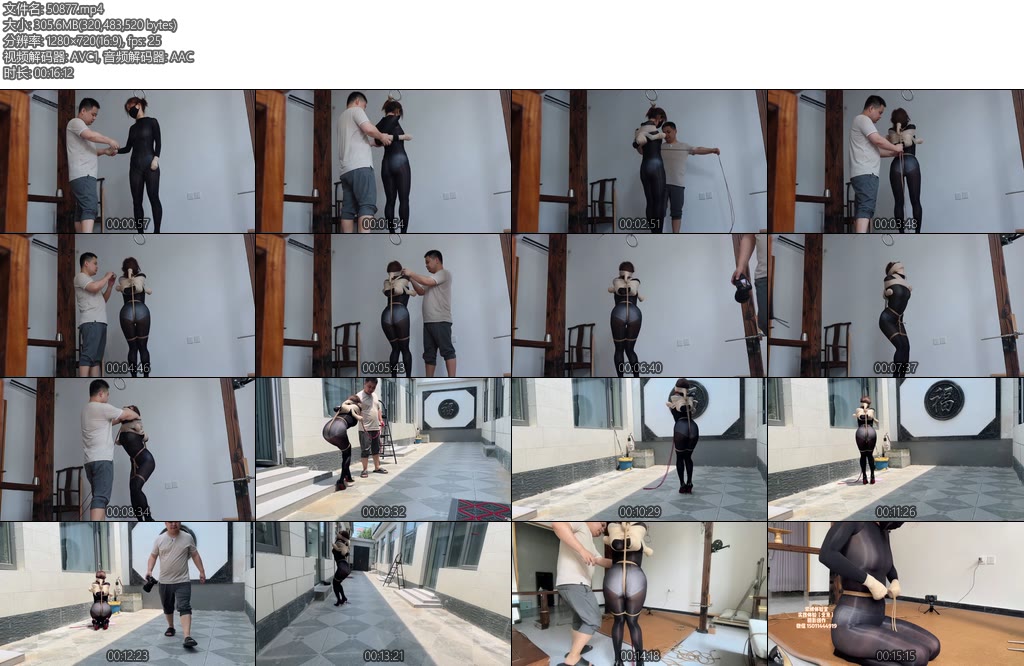 [路由原创] 紧缚玩偶01小鸡翘臀缚-丝依依