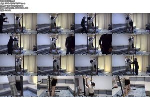 [新月原创] 彩依玉箫双人大字铐手脚连镣铐拉扯股绳-丝依依