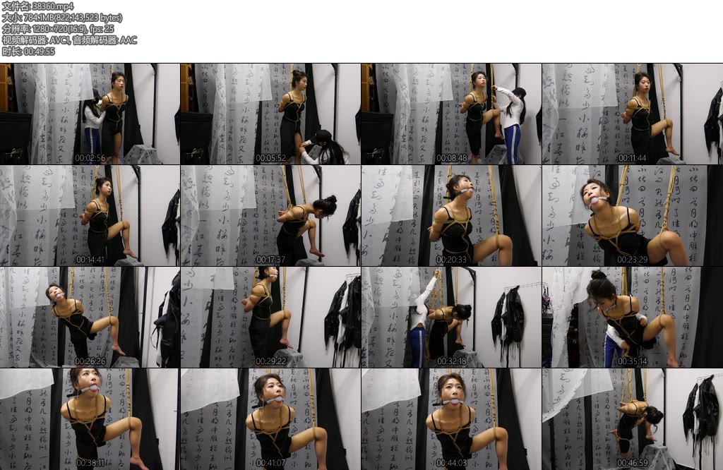 [胜景影视] 女绳师的女M之悬吊-丝依依