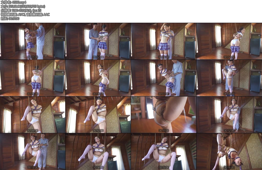 [欧美绳艺] WHITE PANTIES-丝依依