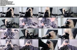 [FSS原创] 金发小姐姐得重型刑椅拘束调教重型拘束全包连体衣刑椅强制开脚扼紧窒西-丝依依