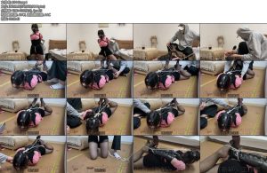 [小新原创] 小美挑战拘束套放置-丝依依