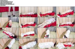 [象人原创] 小0肉丝旗袍长椅棉被包裹挣扎-丝依依