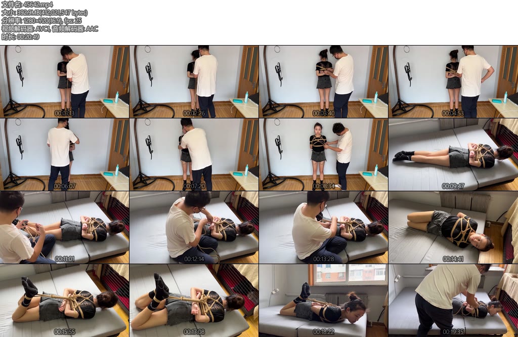 [WN原创] 玩奴原创 清纯小妹前来试镜短袜来点纯粹的捆绑挣扎-丝依依