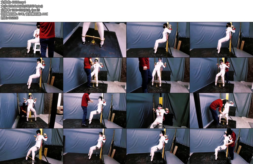 [飞天原创] 新模特18岁网络女主播晓琳儿强制马步拘束架调教-丝依依