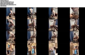 [小九与晴子] 训练器吊缚椅子白袜tk-丝依依