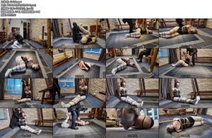 [一绳所爱] 芭蕾舞首席陈依依被竞争对手绑架铁链囚禁严密驷马胶带封脸-丝依依