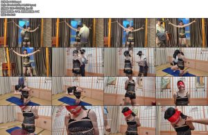 [一绳所爱] 新来的女孩贺然初体验绳艺-丝依依