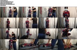 [丝米原创] 新模云云绳艺初体验和服驷马吊缚坚持不住连连哀嚎求饶-丝依依