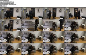 [JS原创] 艾菲女努训练游戏黑衣长靴紧缚口球堵嘴墙纸高超-丝依依