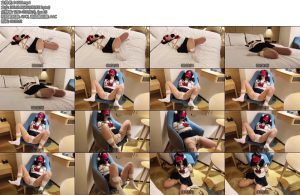 [臭脚妹妹] 白丝TD放置口球挣扎-丝依依