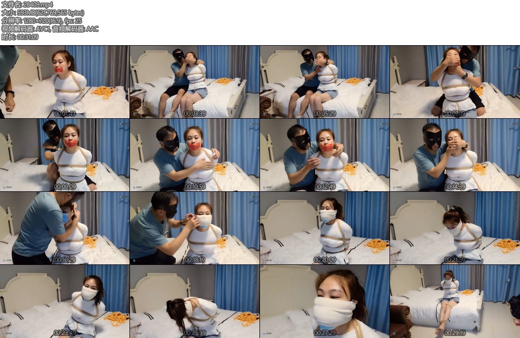 [JS原创] 露楠定拍紧缚丝袜堵嘴-丝依依