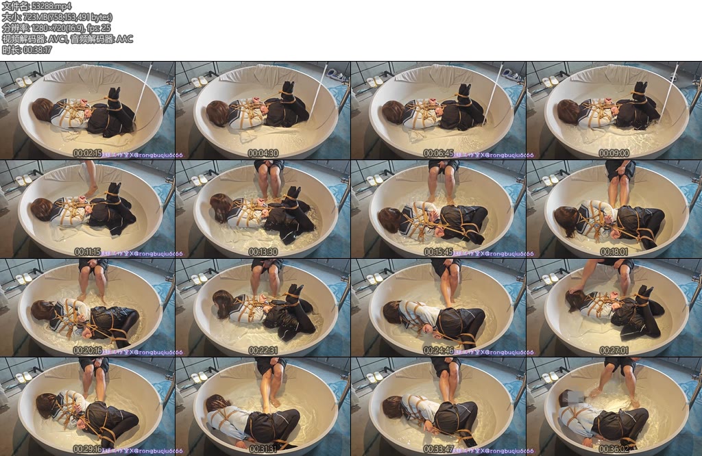 [球球原创] 浴缸捆绑调教-丝依依