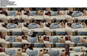 [亚洲绳艺] 直臂驷马堵嘴挣扎-丝依依