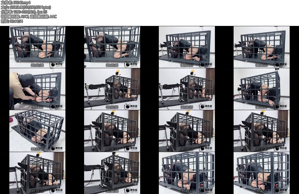 [缚心室] House of gord复刻之兔笼新玩法开发一个很费M的姿势郊狼直接开到100炮机输出下浑身颤抖叫得嗓子都哑了-丝依依