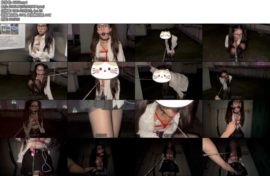 [小奶猫] 极品黑丝JK我的AI萝莉每一帧都很爱听说楼顶的风景不错带你上来看看-丝依依