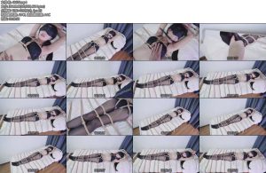 [亚洲绳艺] 偷袭午休美女控制后全身捆绑固定在床上调教-丝依依