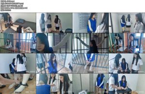 [忘忧社] 女D枭语涵上篇抓捕审讯手铐脚镣押解-丝依依