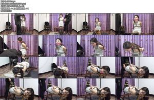 [子衿原创] 晴晴驷马口球放置TK挠脚心-丝依依