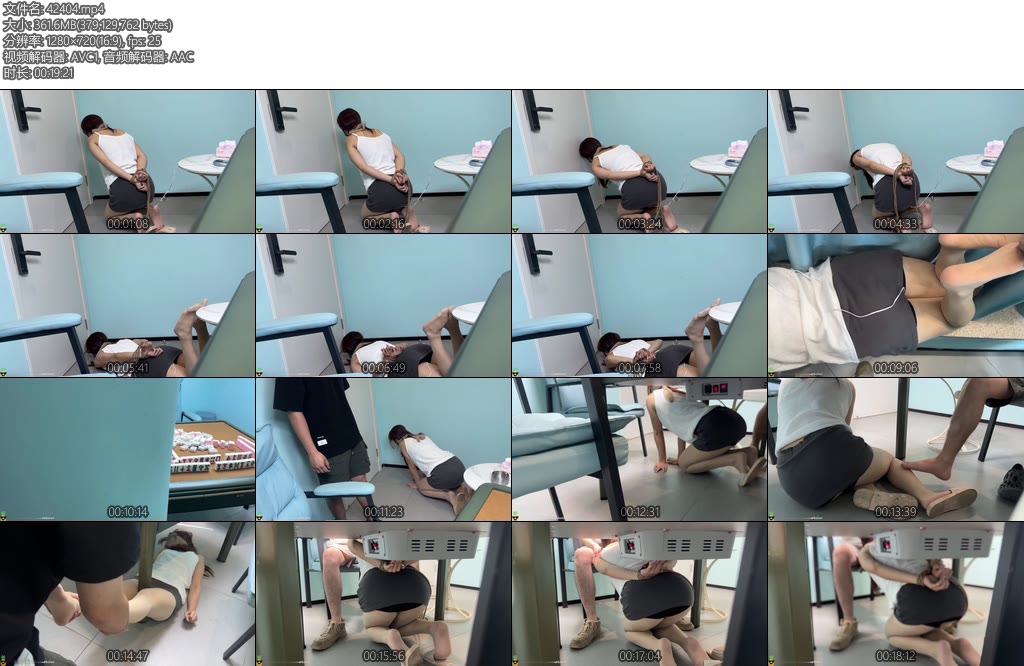 [菠萝摄影] 调教财务刘姐的真实故事（第十五集）麻将馆偷玩3等人时被朋友撞见一起玩电击贴阴桌下口jiao被虐呻吟-丝依依