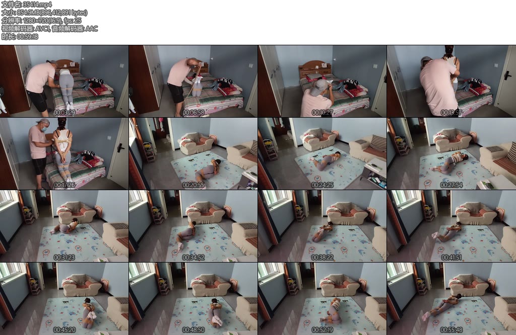 [理想与现实] 1小时紧缚挣扎（2）嘴硬结果遭紧缚受不了求饶-丝依依