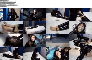 [JS原创] 特工之战（2）皮革丝袜迷晕捆绑靴子-丝依依