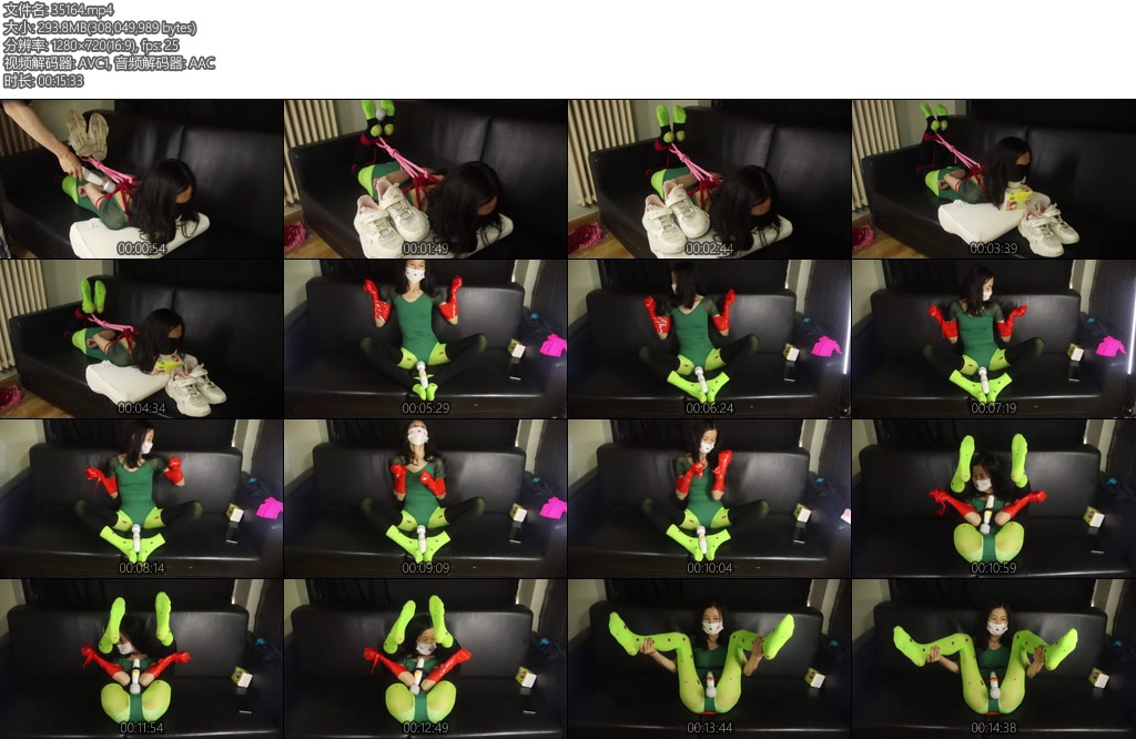 [亚洲绳艺] 萱萱震动放置（1）-丝依依