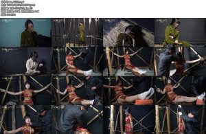 [一绳有你] 军统之花系列之绞刑之花情报处处长被皇协军抓捕捆绑关押审讯老虎凳挠痒拶脚趾走绳等各种酷刑后绞之刑-丝依依