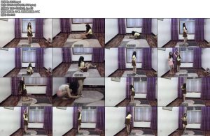 [子衿原创] 麦琪镣铐挣扎反铐柱子自己拿钥匙解开-丝依依