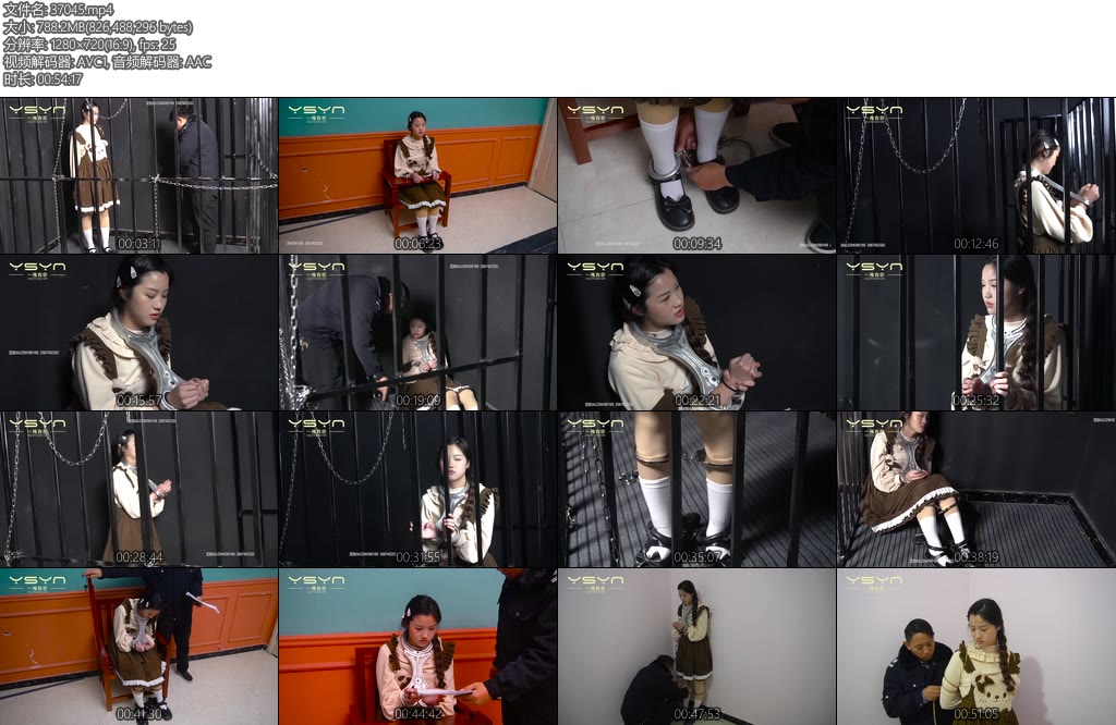 [一绳有你] 爱情漩涡洛丽塔女孩贩X_X害男友锒铛入狱戴上金属枷锁重脚镣腿铐才交代被判死刑五花大绑枪决-丝依依