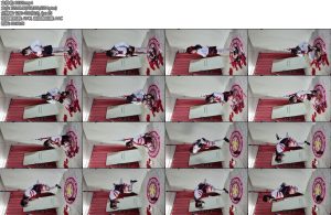 [坎喵原创] 过膝白丝水手服JK后手直臂折腿悬吊自缚-丝依依